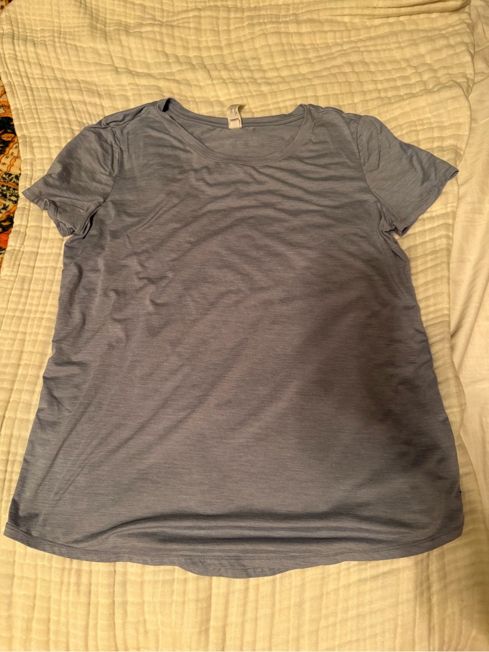 90 Degree By Reflex Soft Light Blue Short Sleeve Tee